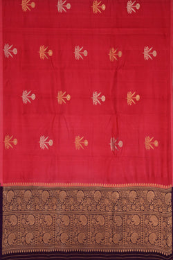 Image of Banarasi Silk Pink Saree