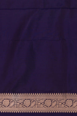 Image of Banarasi Silk Violet Saree