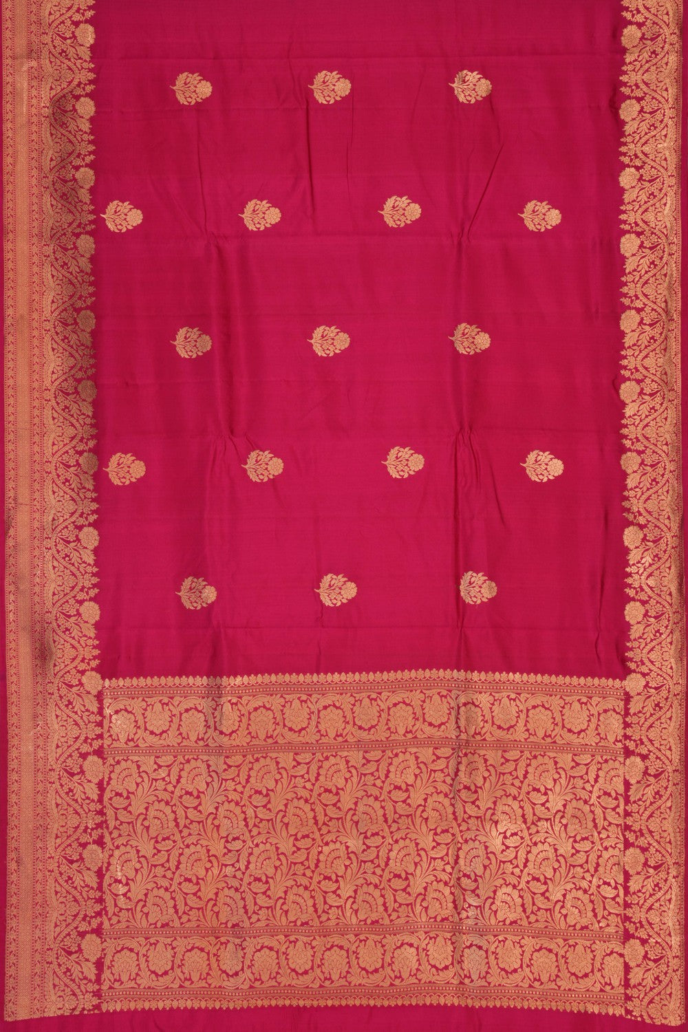 Dupion Silk Pink Saree