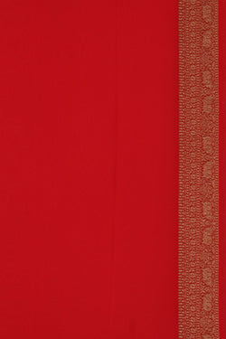 Image of Banarasi Georgette Red Saree