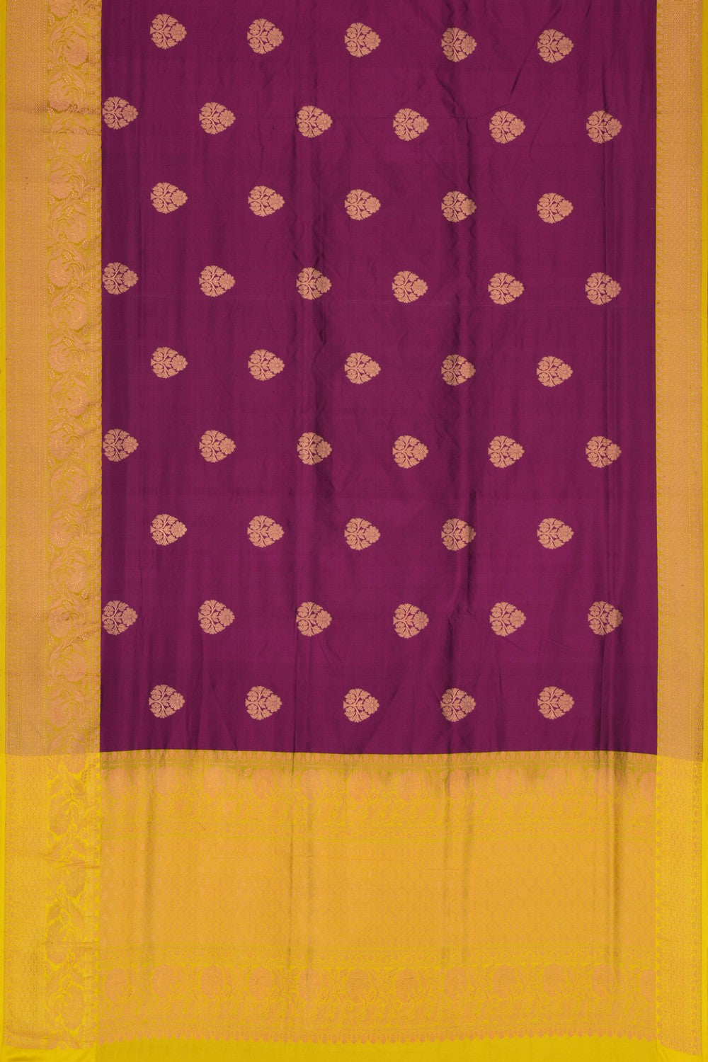 Banarasi Katan Silk Purple Saree