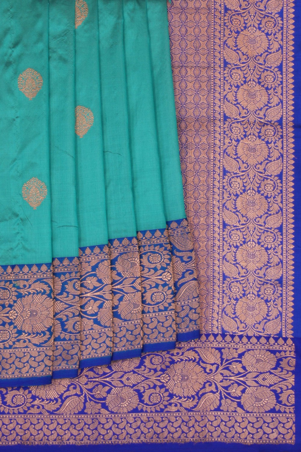 Banarasi Katan Silk Blue Saree