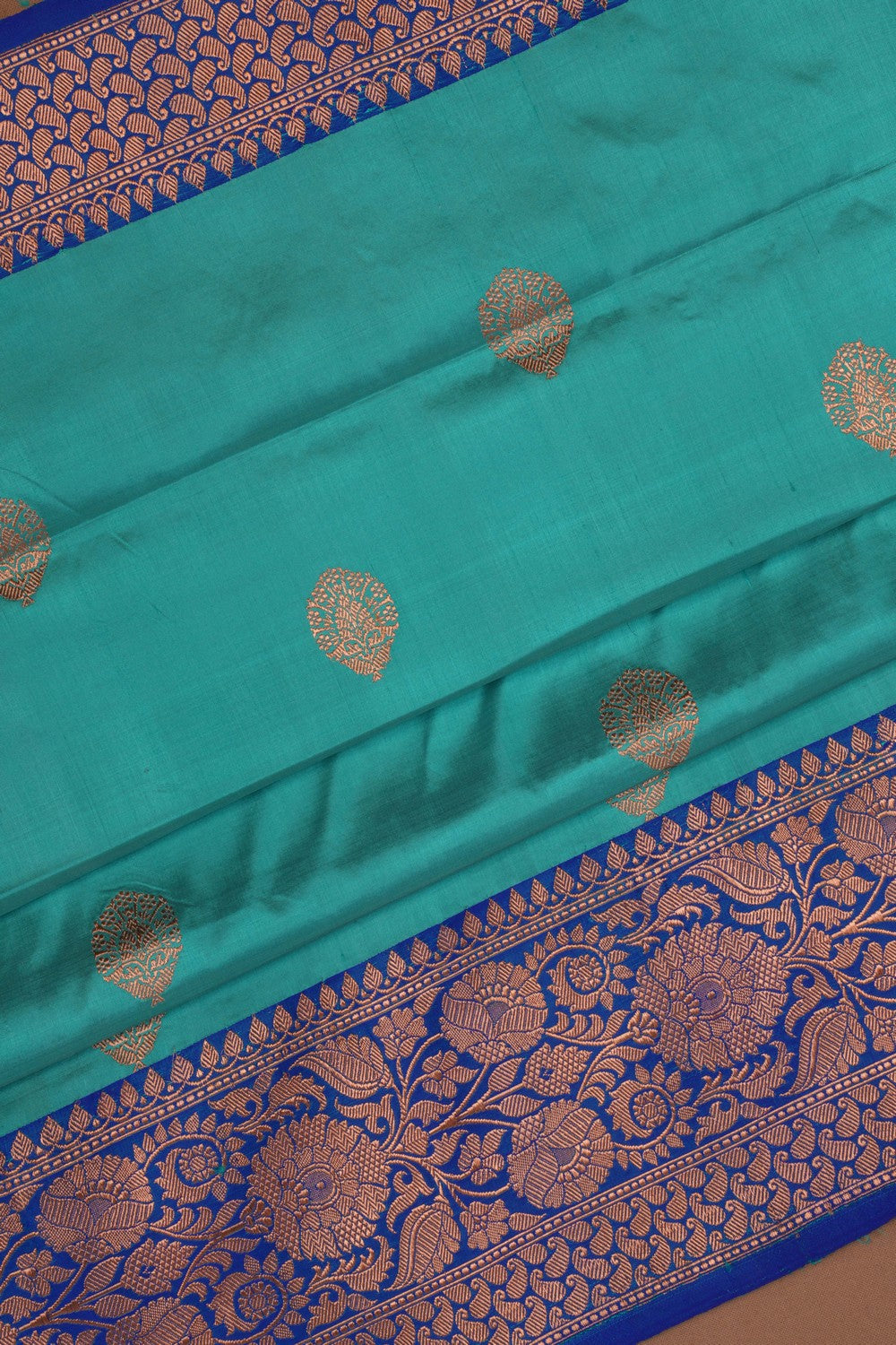 Banarasi Katan Silk Blue Saree