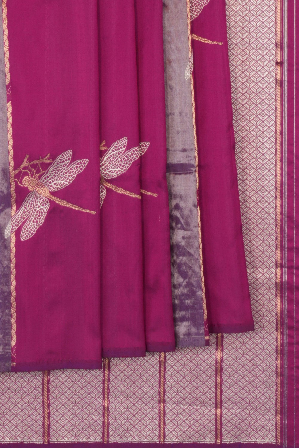 Banarasi Silk Violet Saree