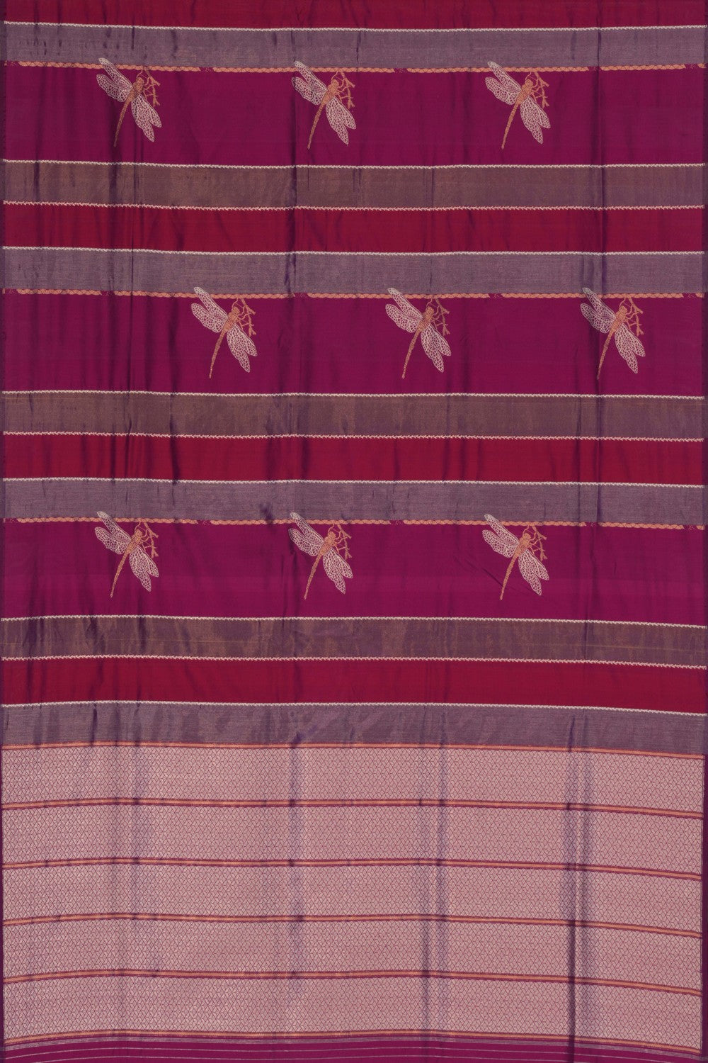 Banarasi Silk Violet Saree