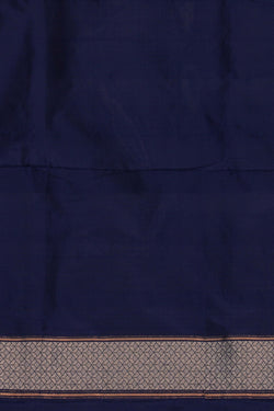 Image of Banarasi Silk Blue Saree