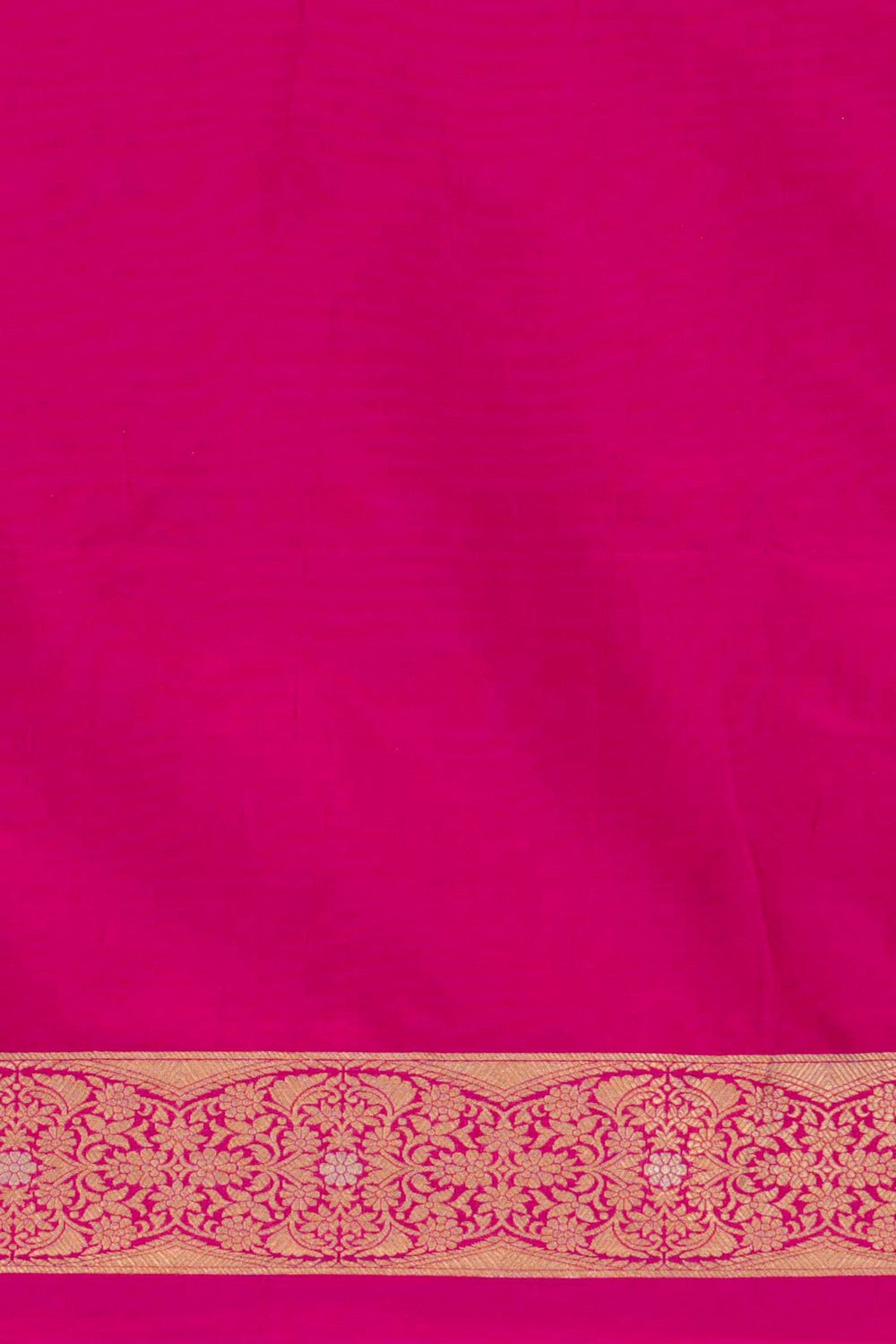 Banarasi Katan Silk Fuchsia Pink Saree