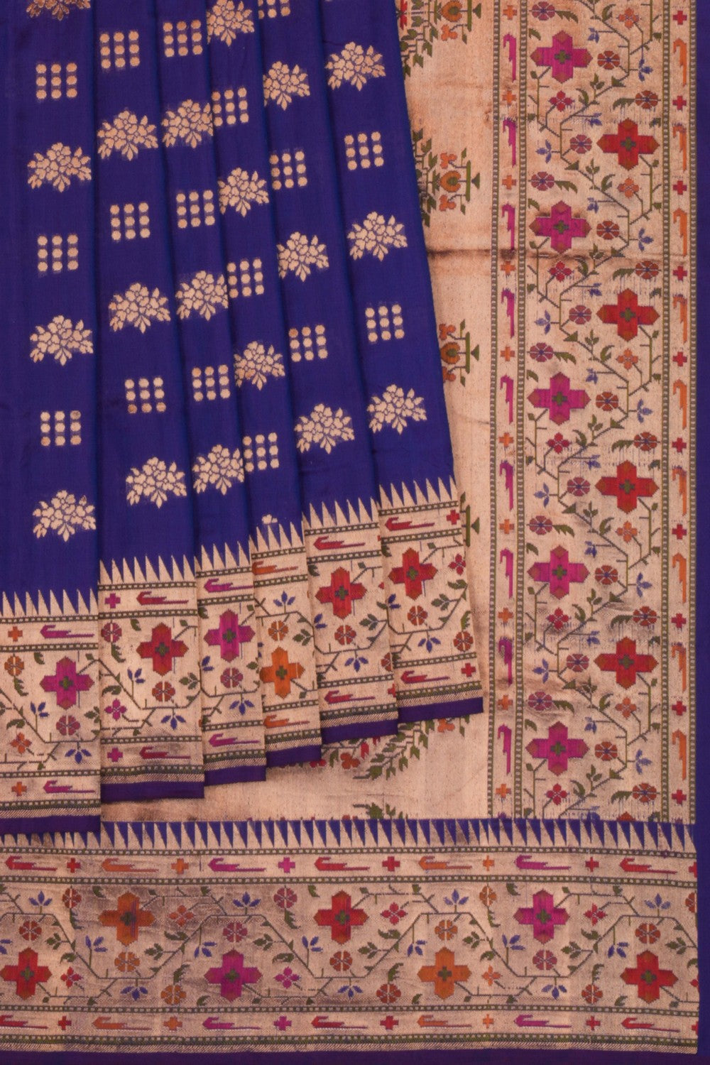 Banarasi Katan Silk Purple Saree