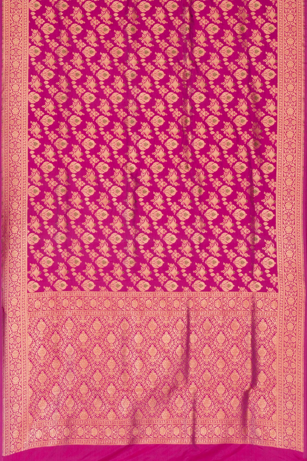 Image of Banarasi Katan Silk Pink Saree