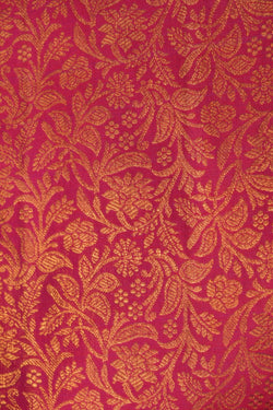 Image of Arani Silk Brocade Pink Saree