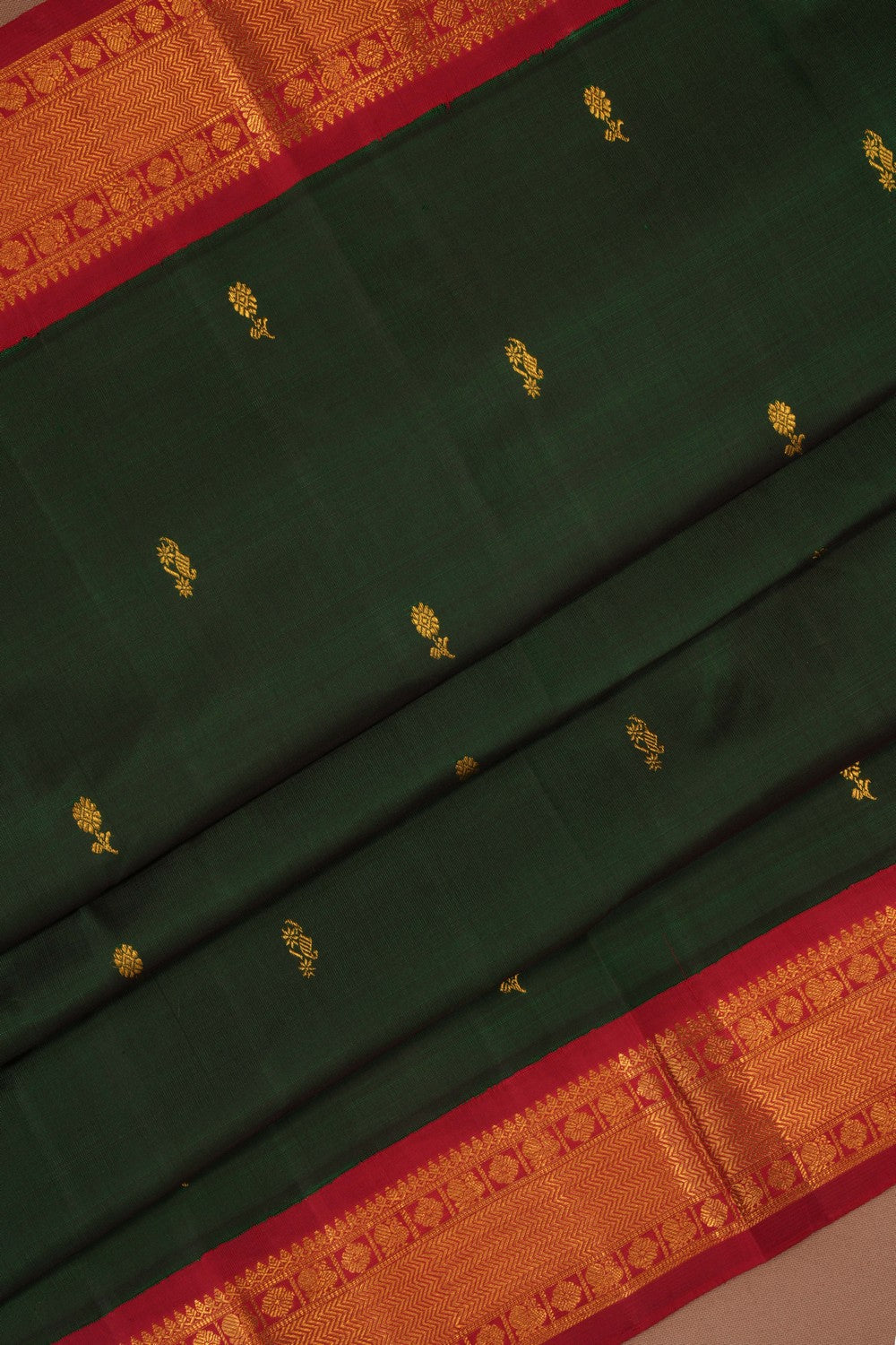 Arani Silk Green Saree