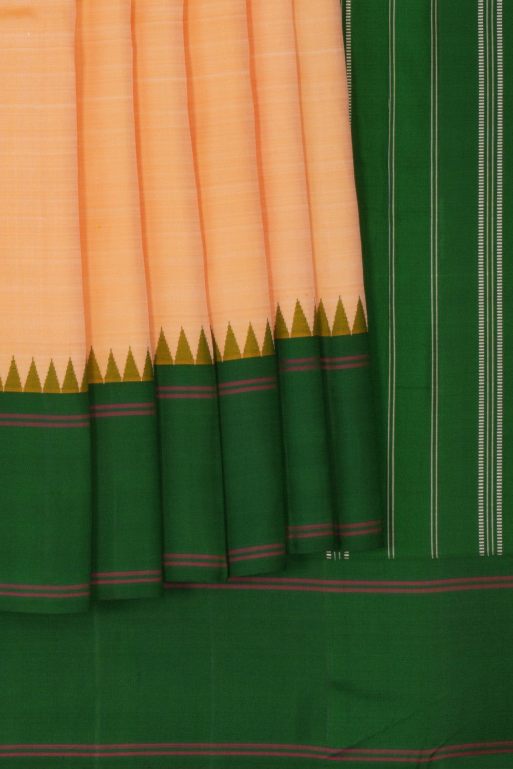 Image of Arani Silk Cream Saree