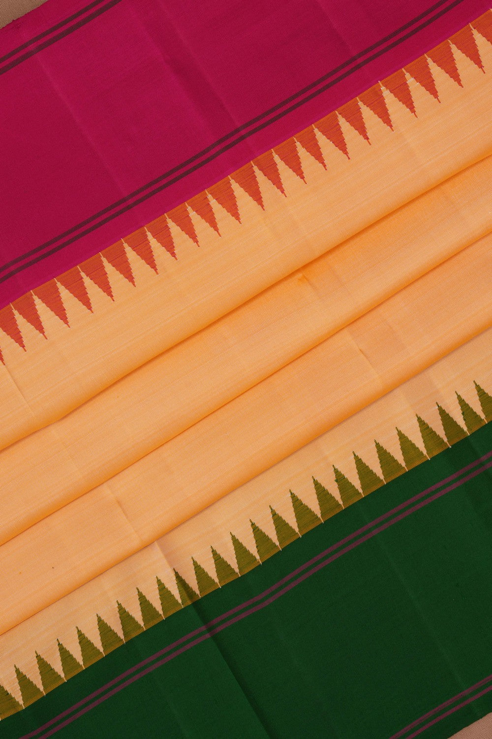 Image of Arani Silk Cream Saree