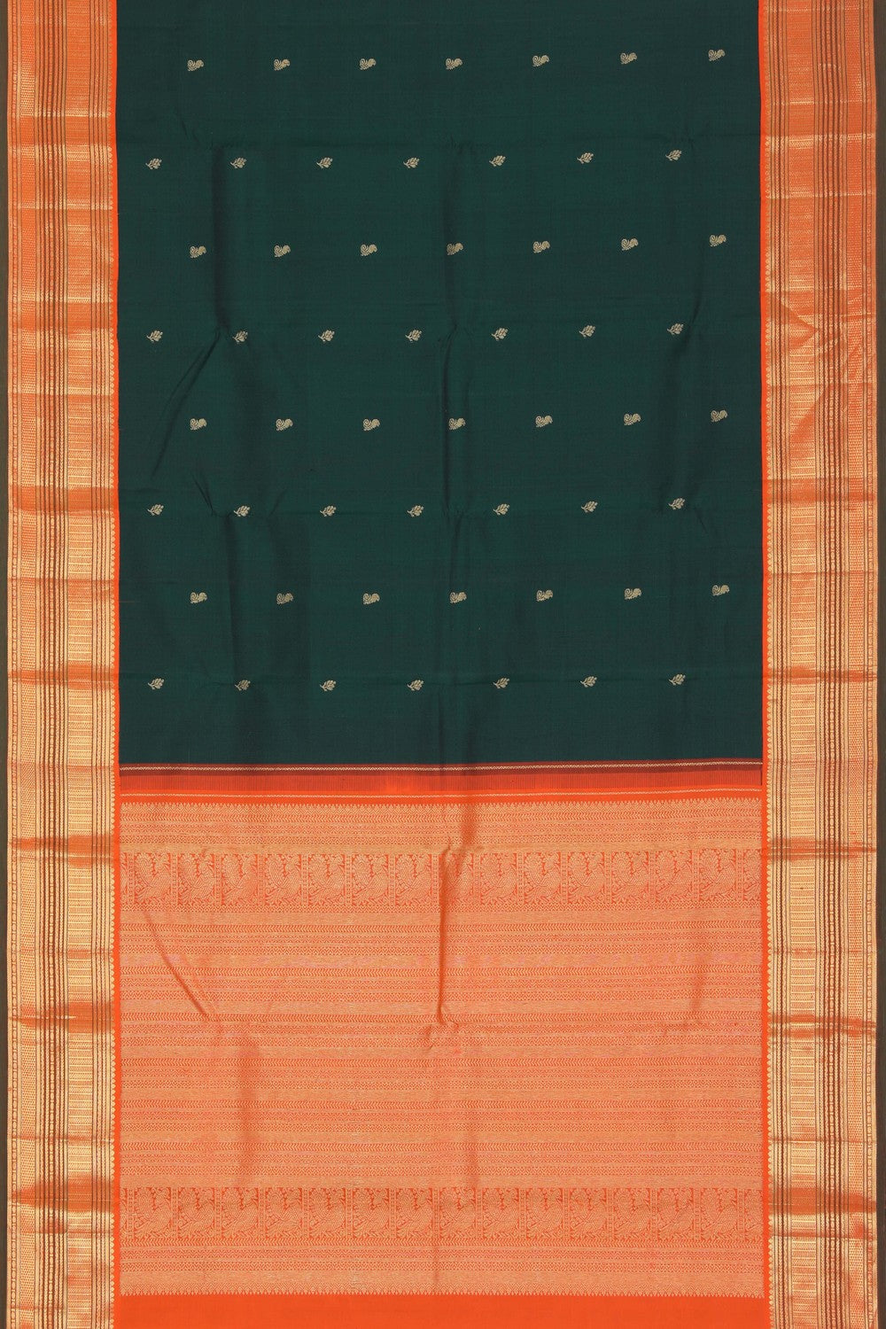 Arani Silk Green Saree
