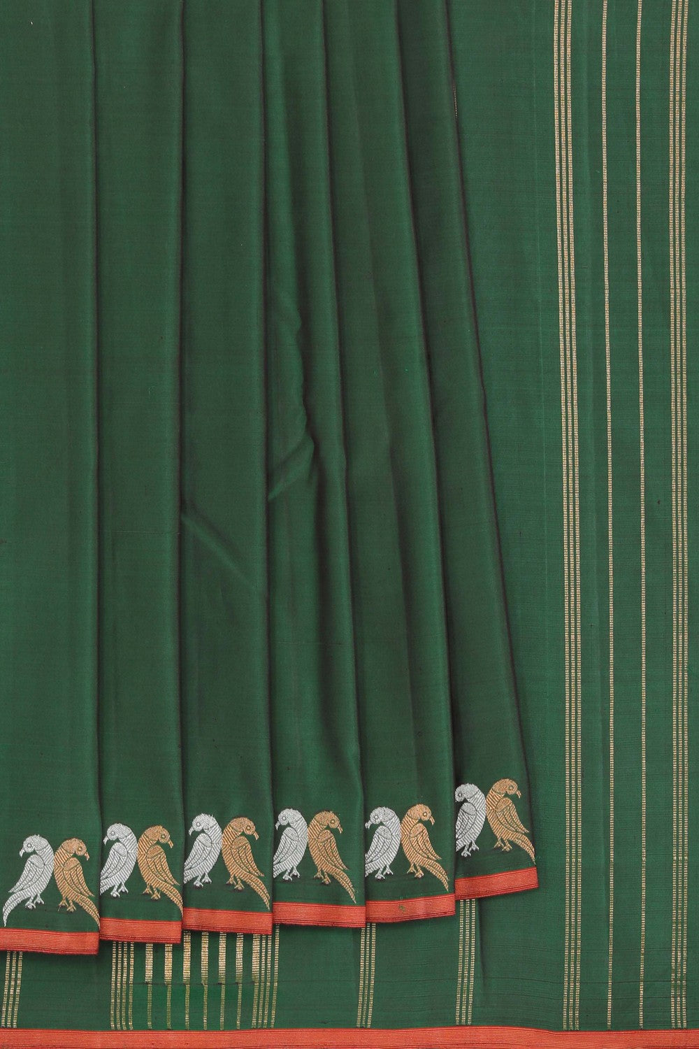 Arani Silk Green Saree