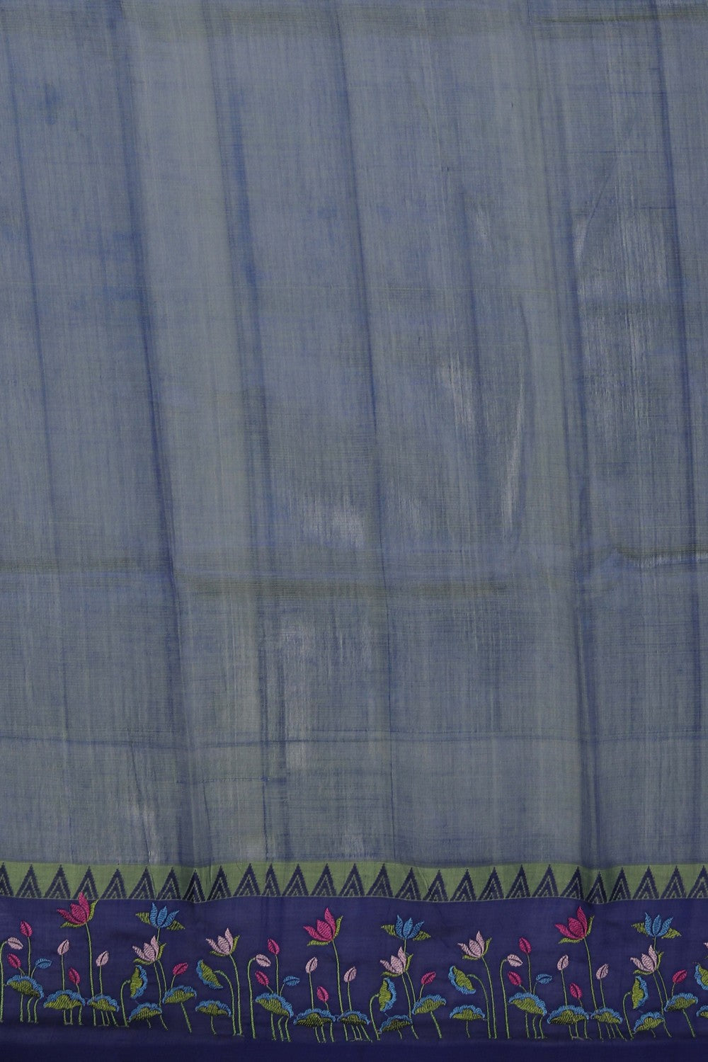 Image of Mangalgiri Silk Embroidery Saree
