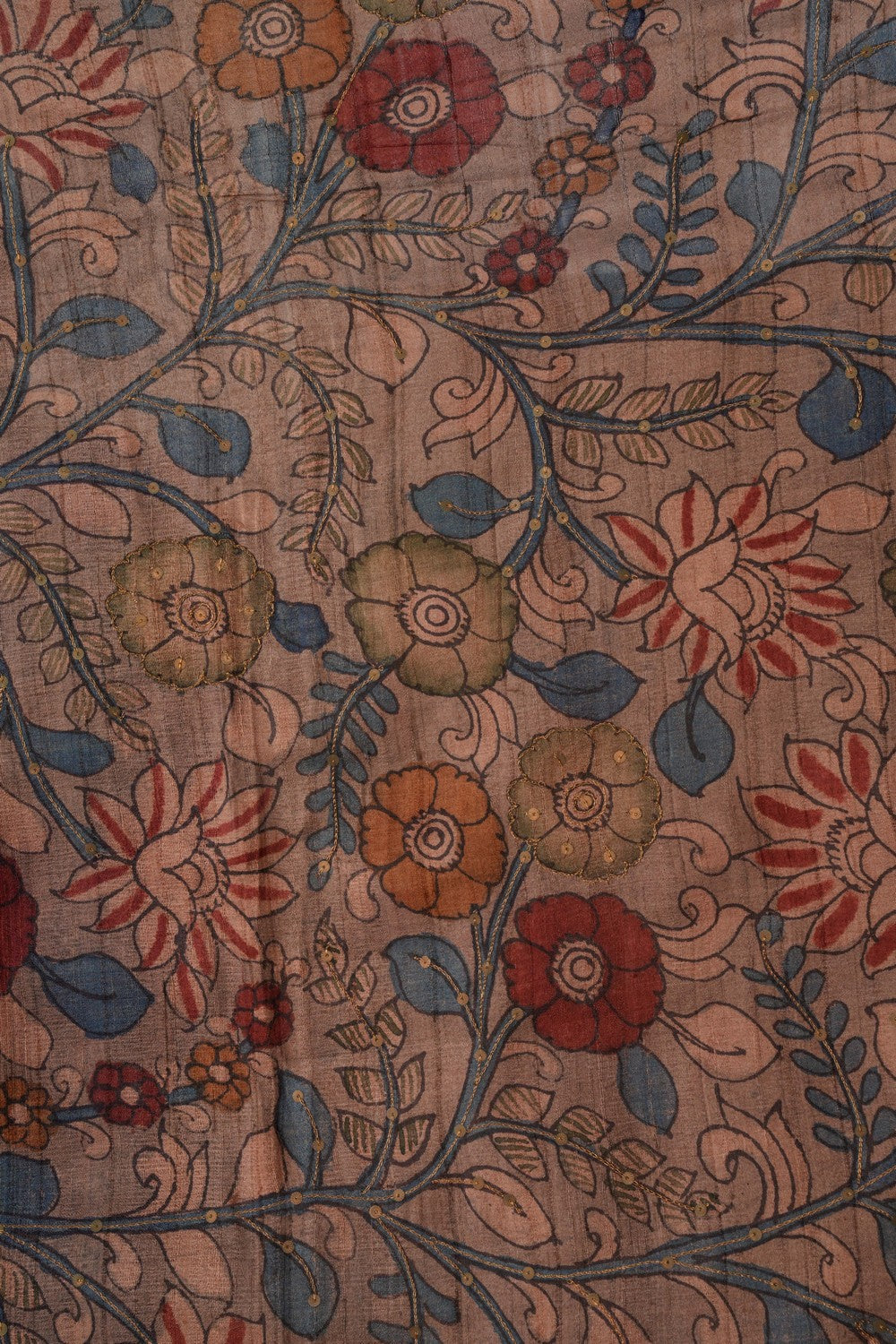 Image of Kalamkari Printed Saree