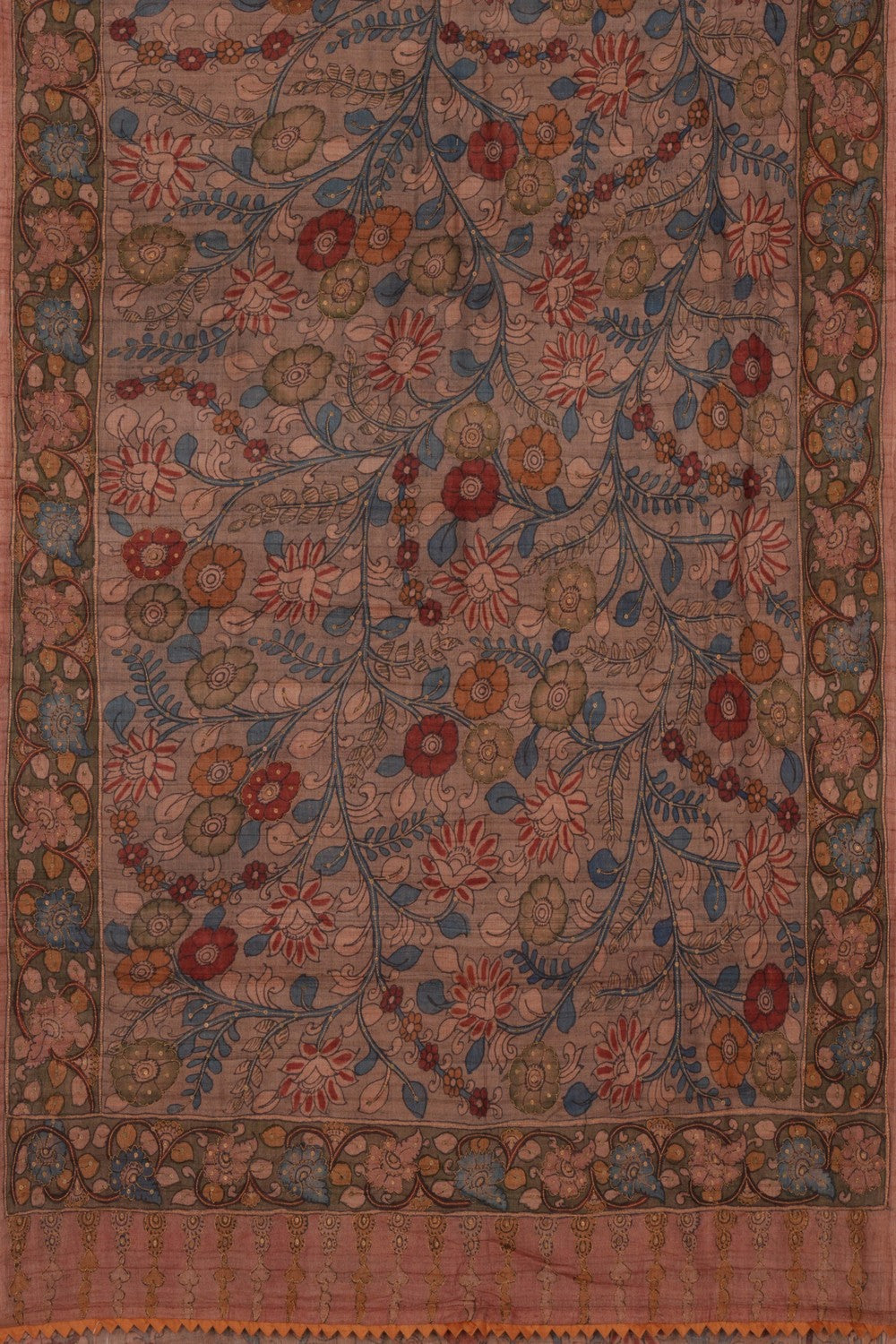 Image of Kalamkari Printed Saree