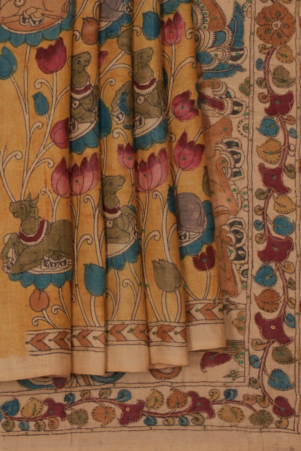 Kalamkari Printed Saree