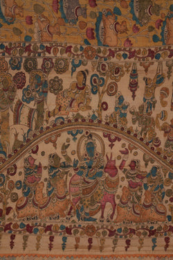 Image of Kalamkari Printed Saree