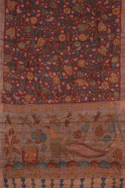 Image of Kalamkari Printed Saree