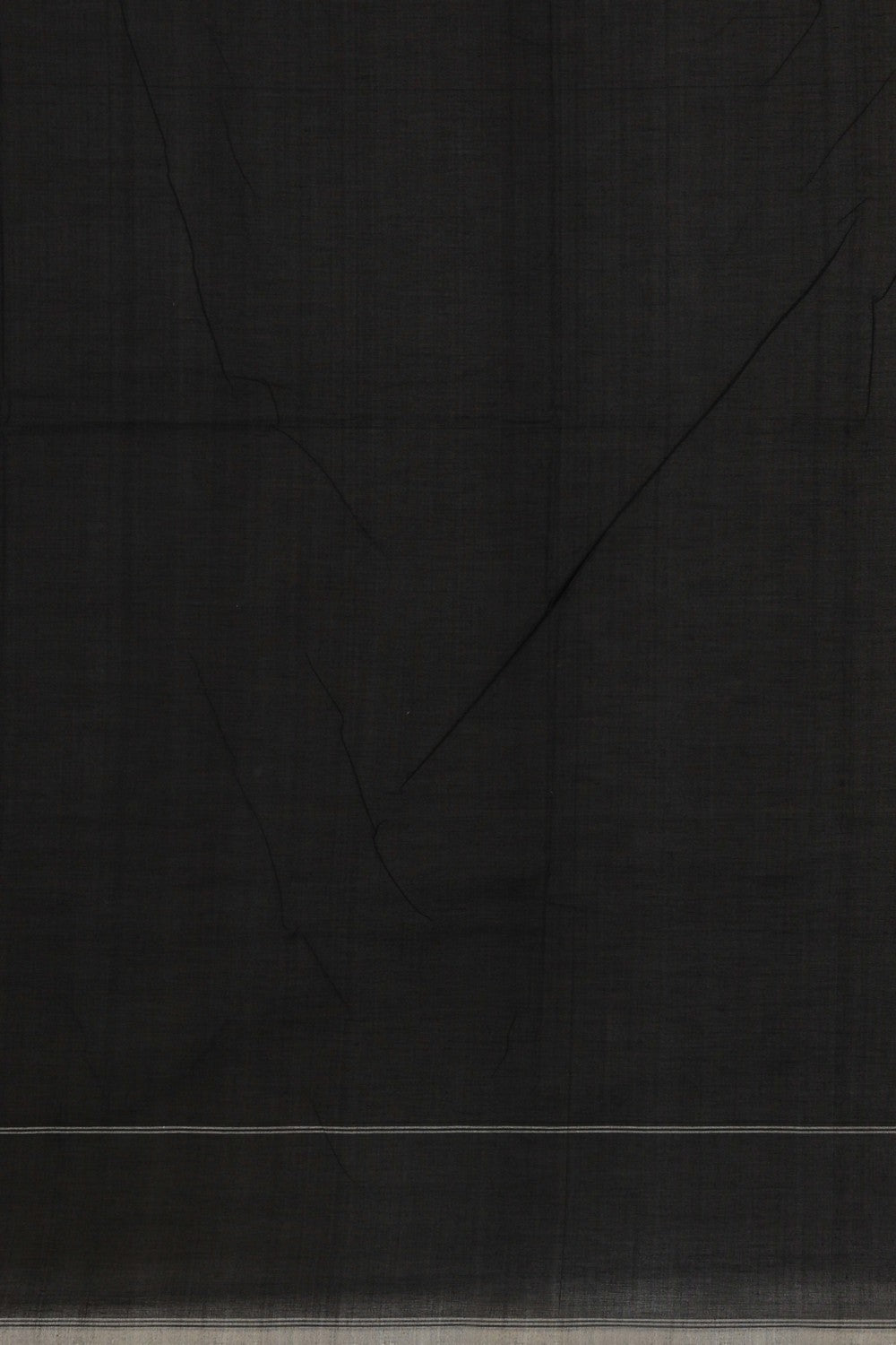 Image of Pochampally Ikat Cotton Off-White Saree