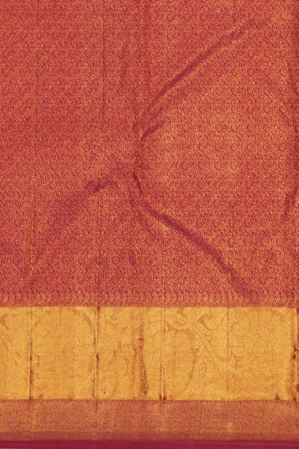 Kanchipuram Silk Brocade Pink Saree