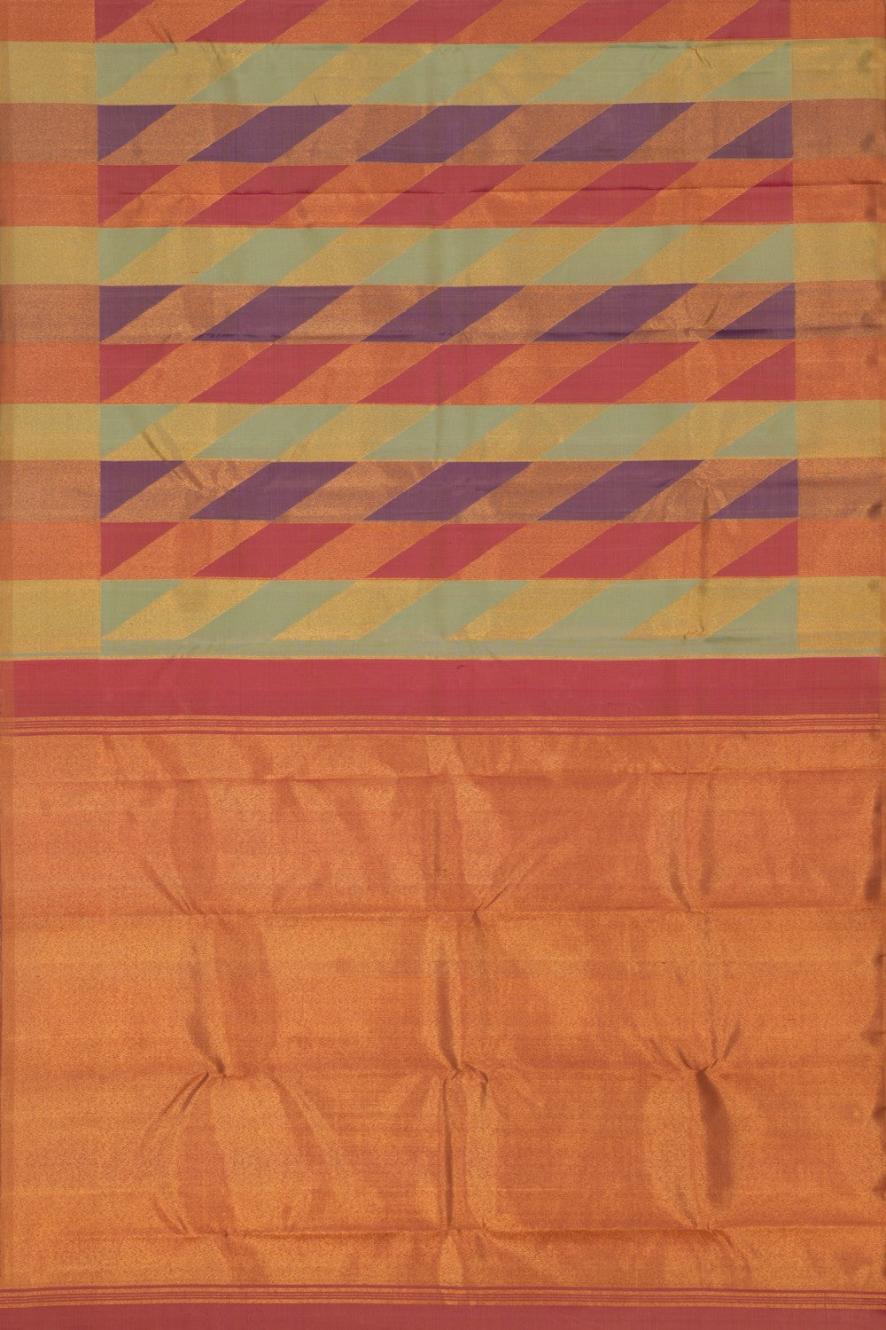 Arani Silk Geometric Pattern Saree