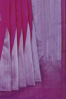 Image of Arani Silk Magenta Pink Saree