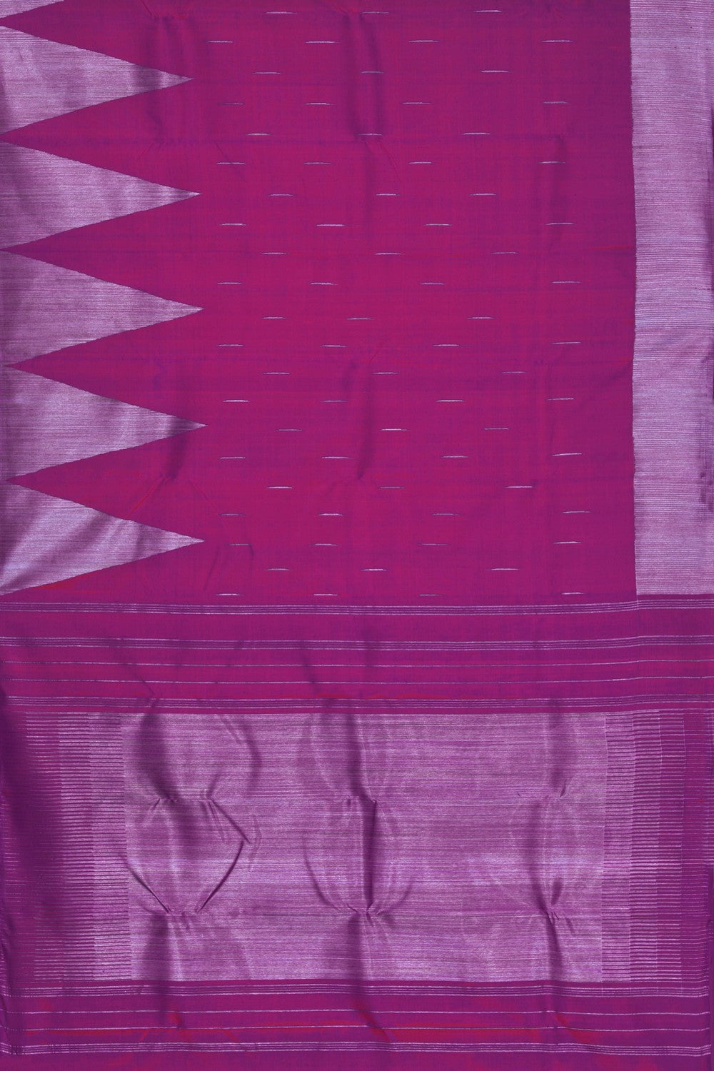 Arani Silk Magenta Pink Saree