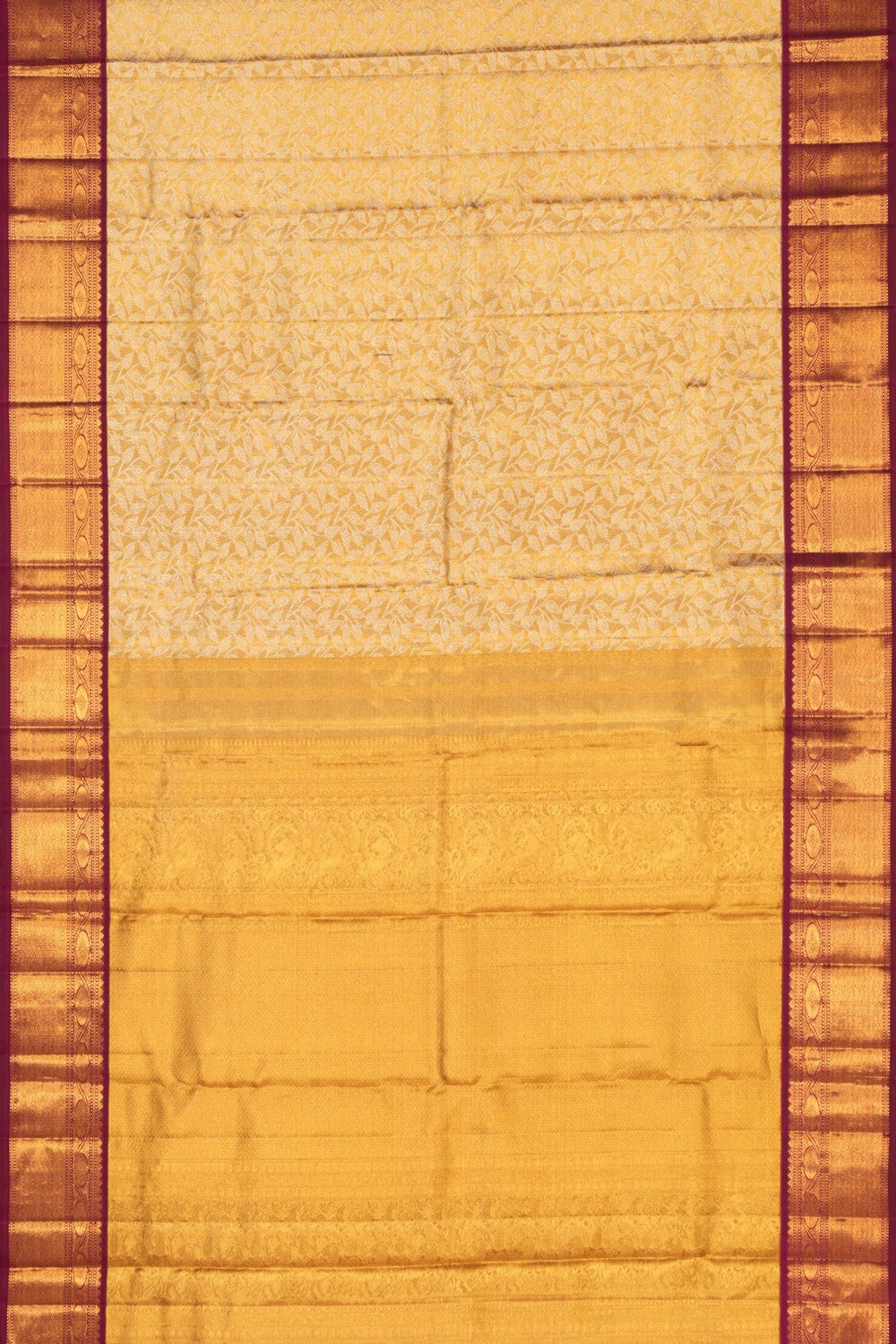 Kanchipuram Silk Tissue Brocade Saree