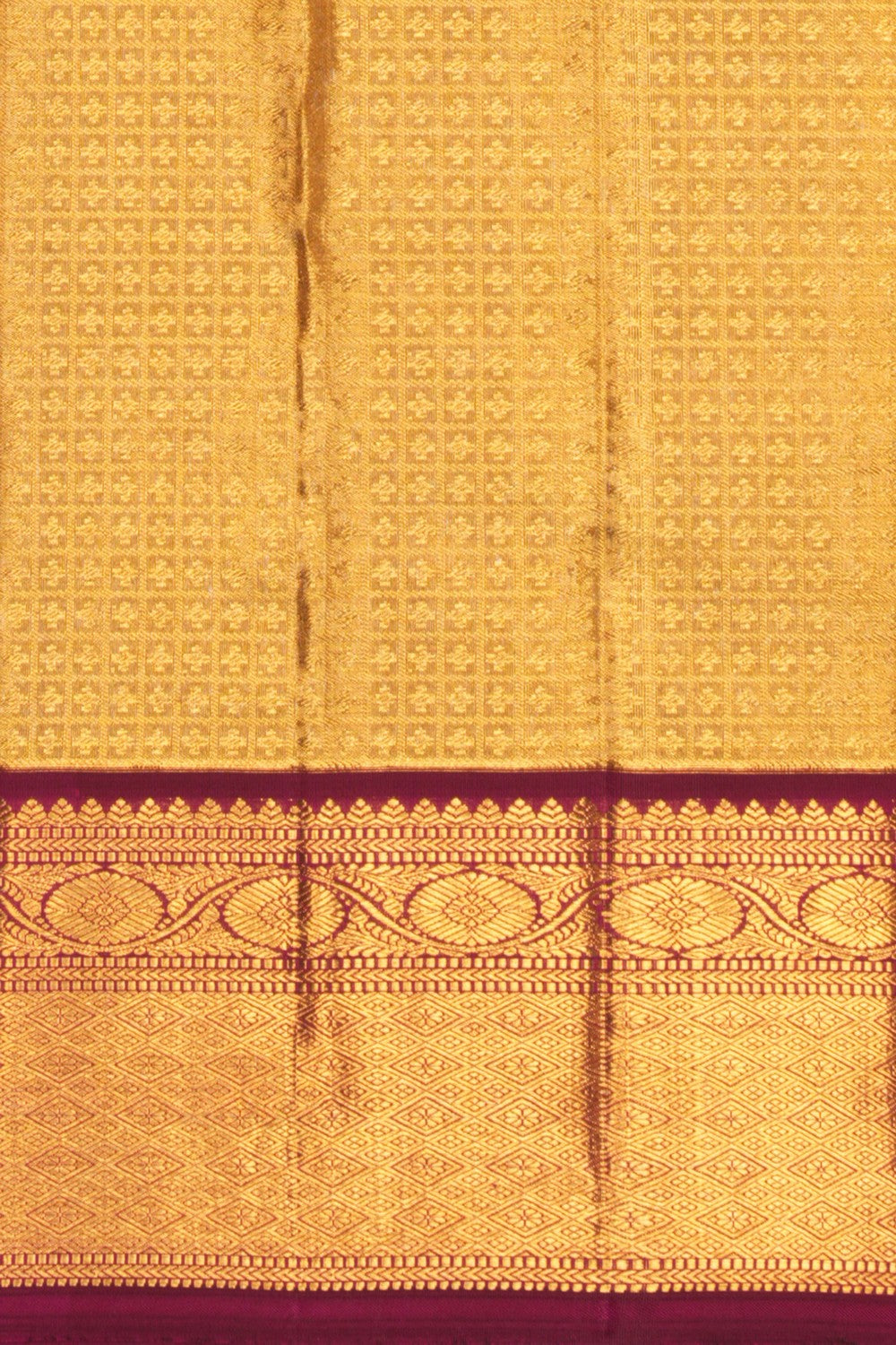 Kanchipuram Silk Tissue Brocade Saree