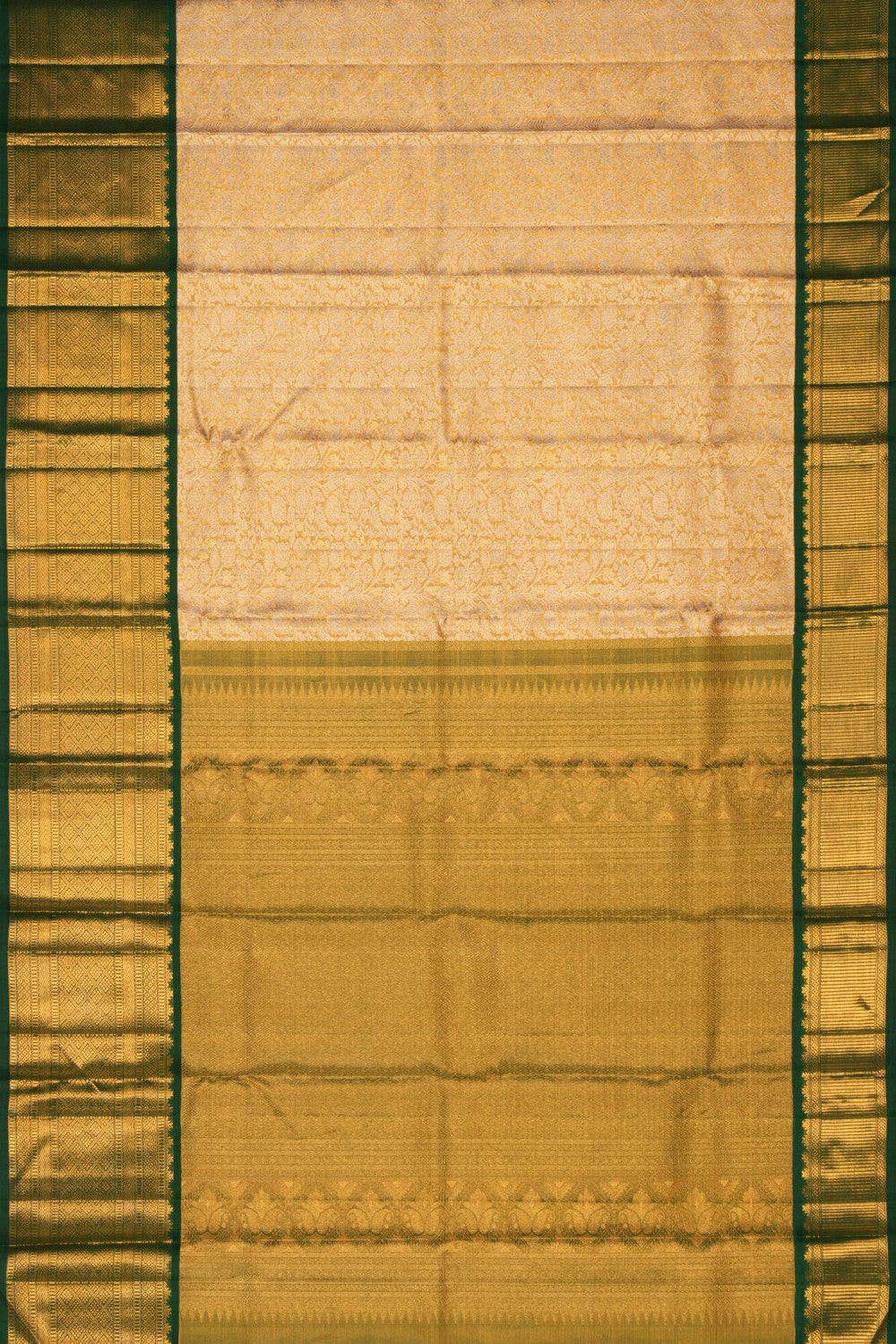 Kanchipuram Silk Tissue Brocade Saree