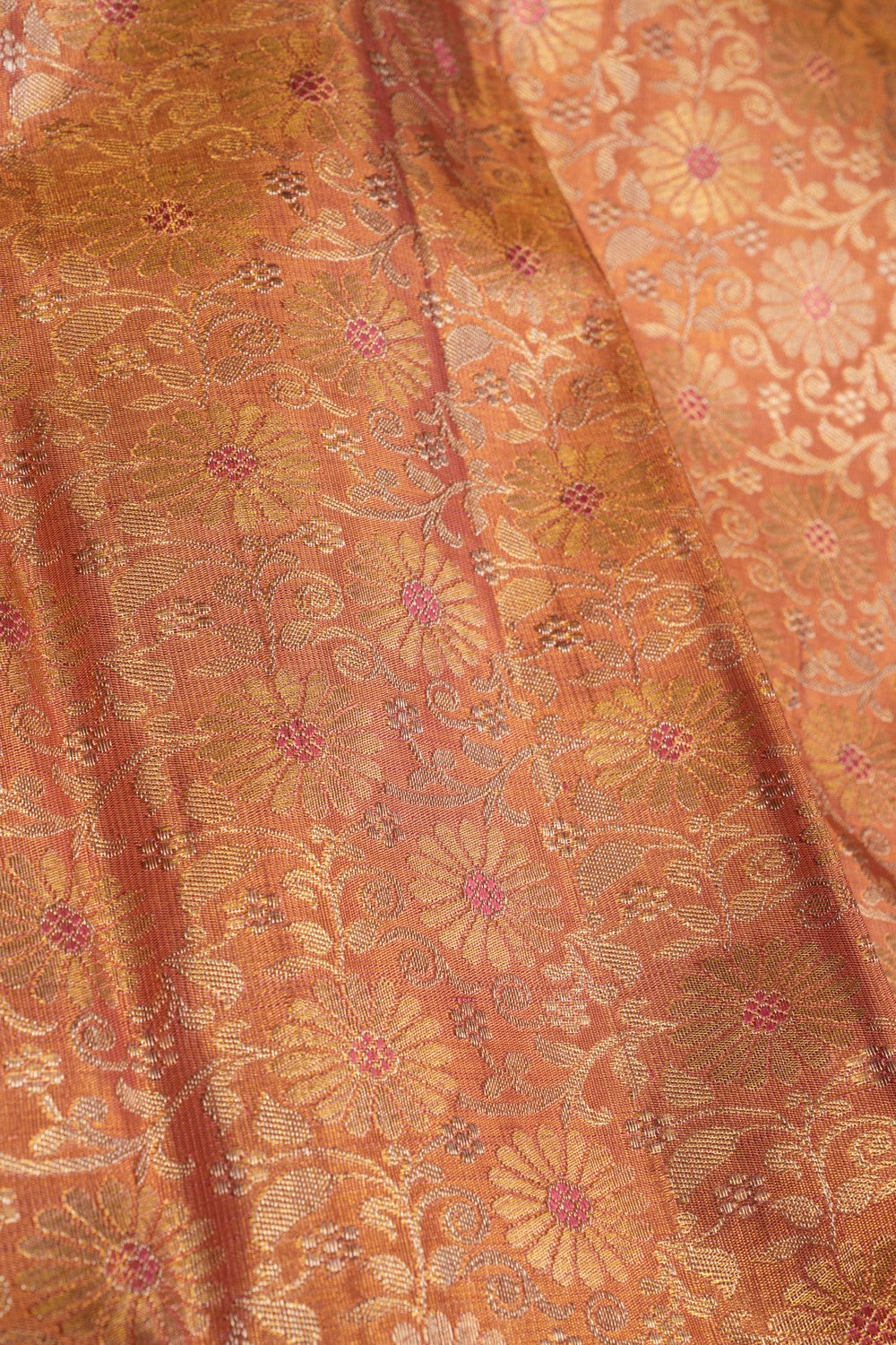 Kanchipuram Silk Tissue Brocade Saree