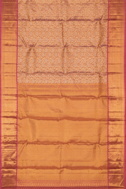 Image of Kanchipuram Silk Tissue Brocade Saree