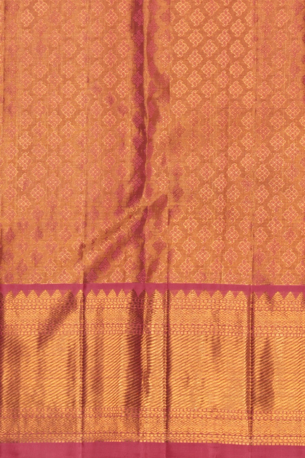 Kanchipuram Silk Tissue Brocade Saree