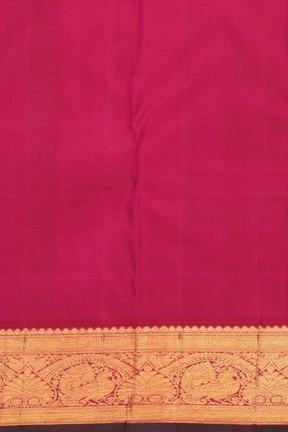 Image of Kanchipuram Silk Brocade Pink Saree