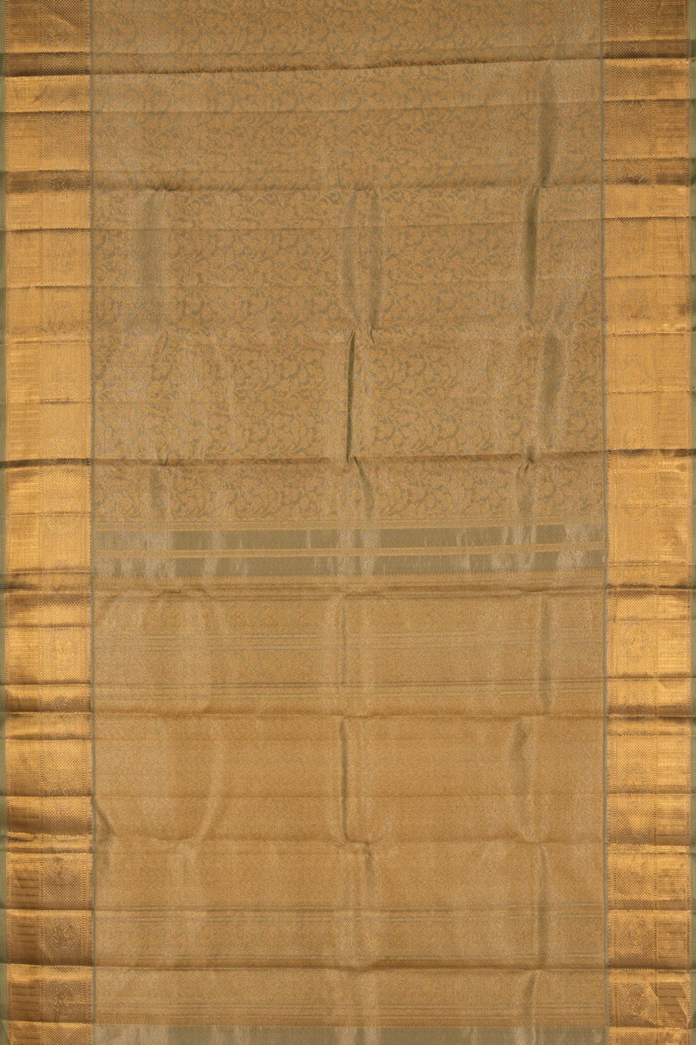 Kanchipuram Silk Tissue Brocade Saree