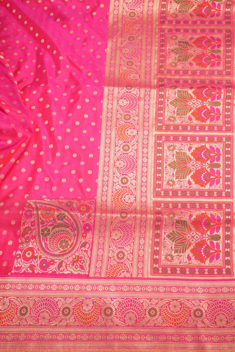 Banarasi Katan Silk Pink Saree