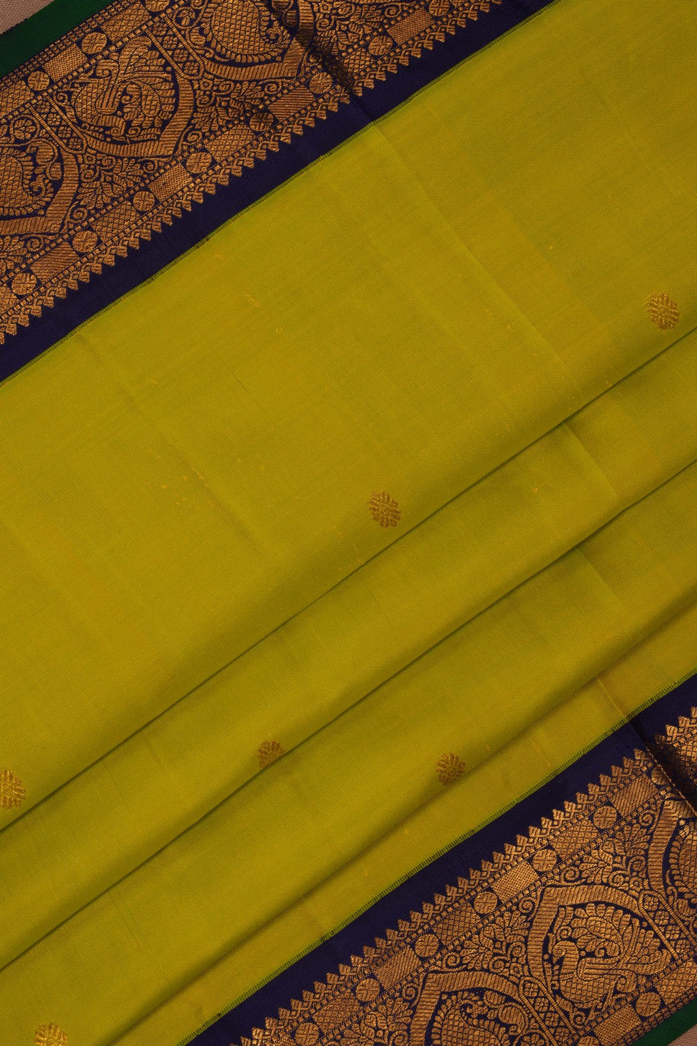 Arani Silk Green Saree