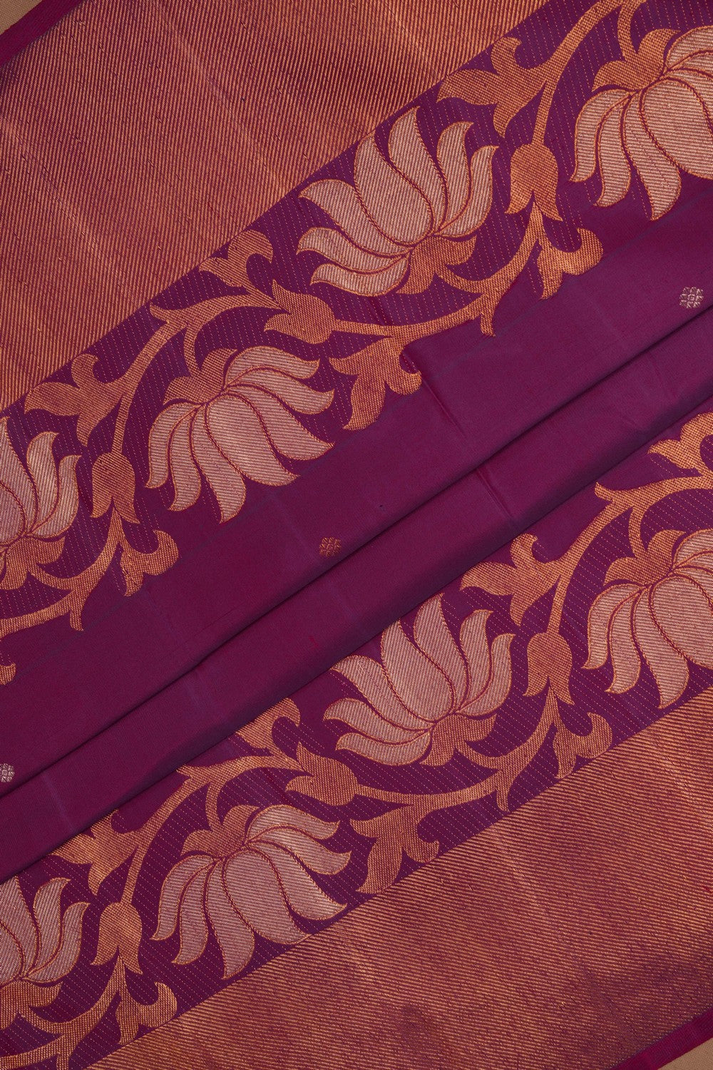 Image of Arani Silk Violet Saree