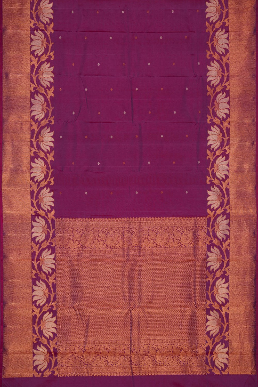 Image of Arani Silk Violet Saree