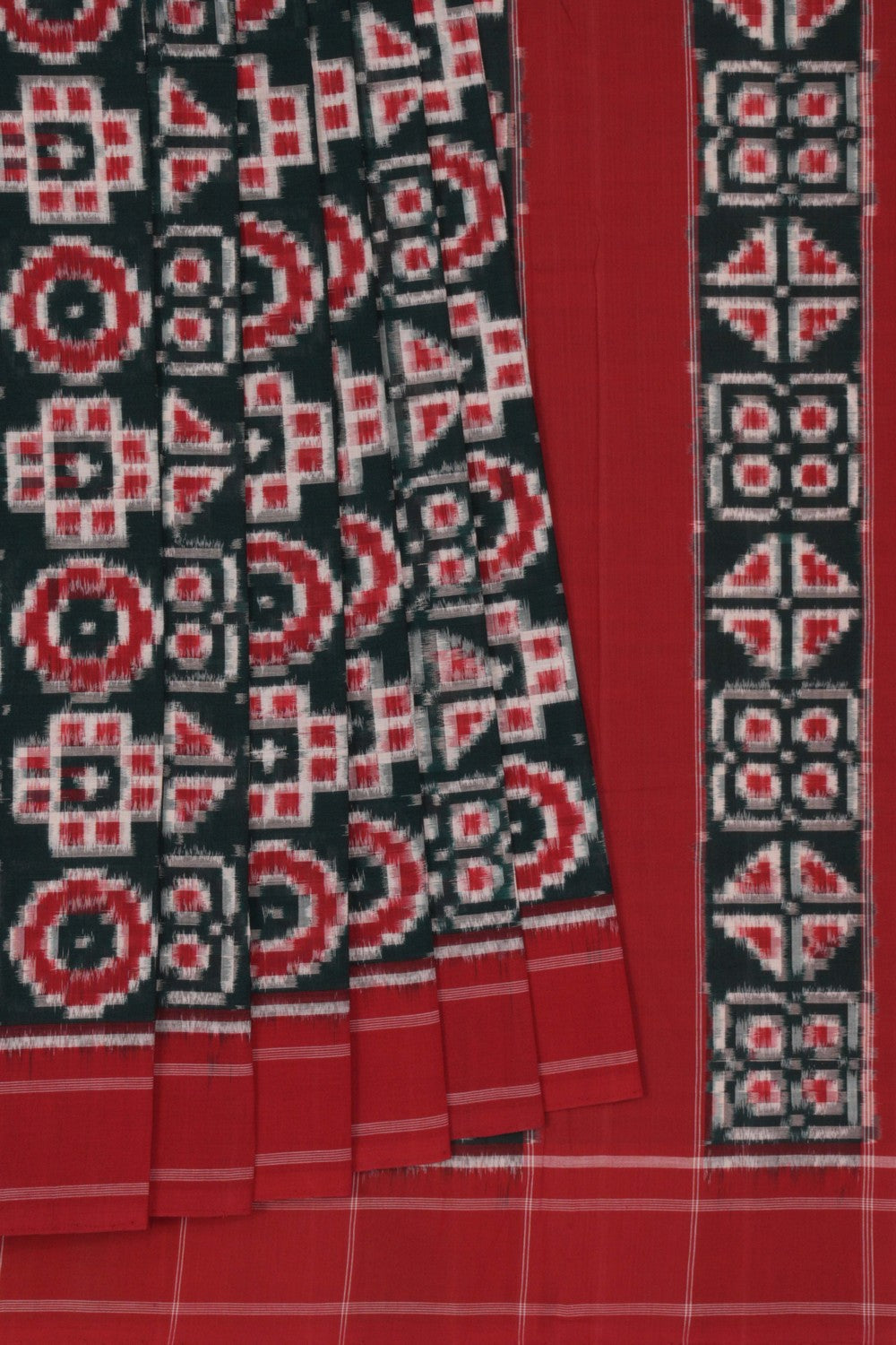 Image of Pochampally Ikat Cotton Saree