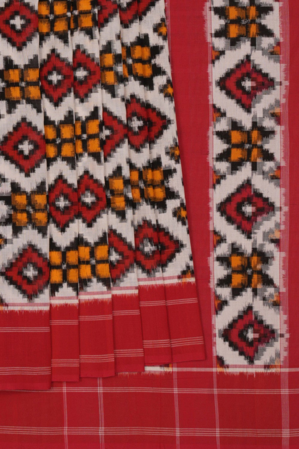 Pochampally Ikat Cotton Saree
