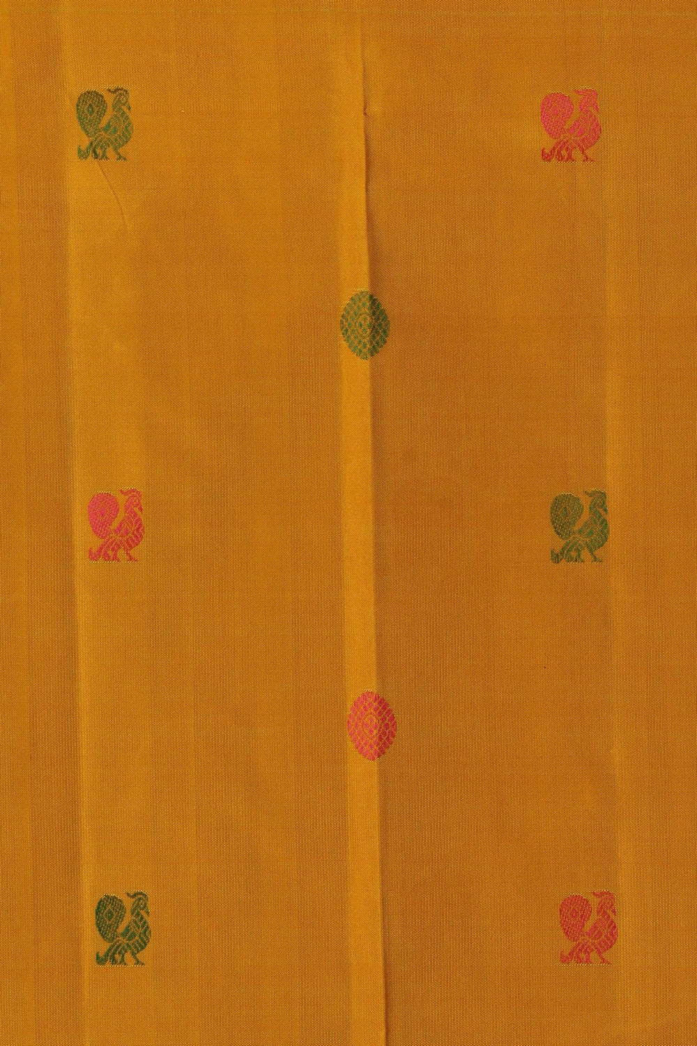 Kanjivaram Silk Orange Saree