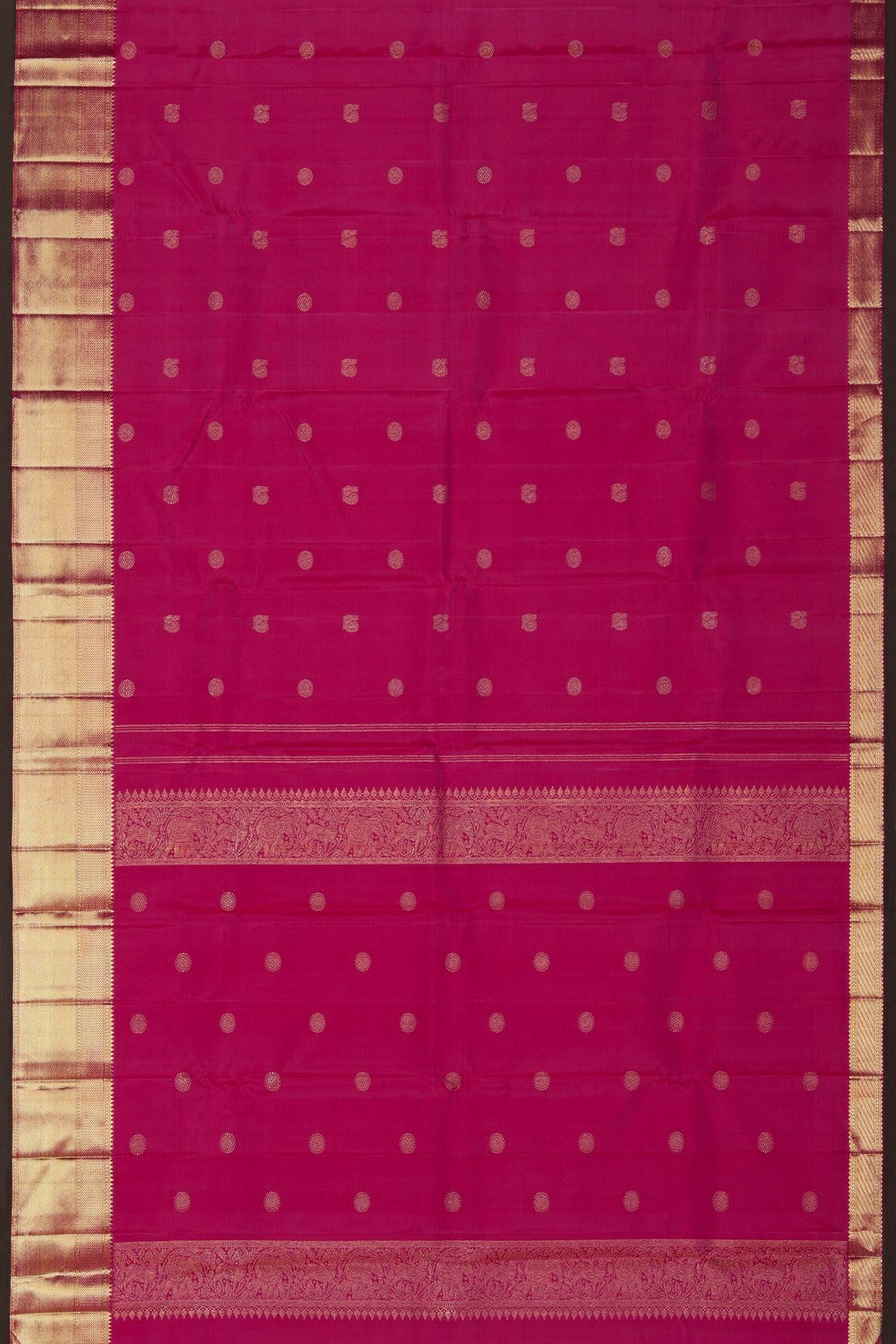 Kanjivaram Silk Brocade Pink Saree