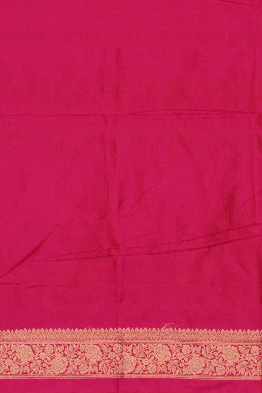 Banarasi Brocade Fuchsia-Pink Saree