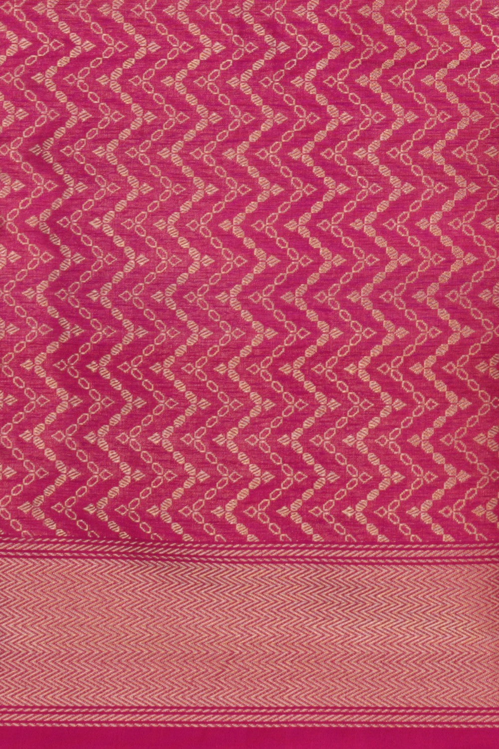 Image of Banarasi Brocade Pink Saree