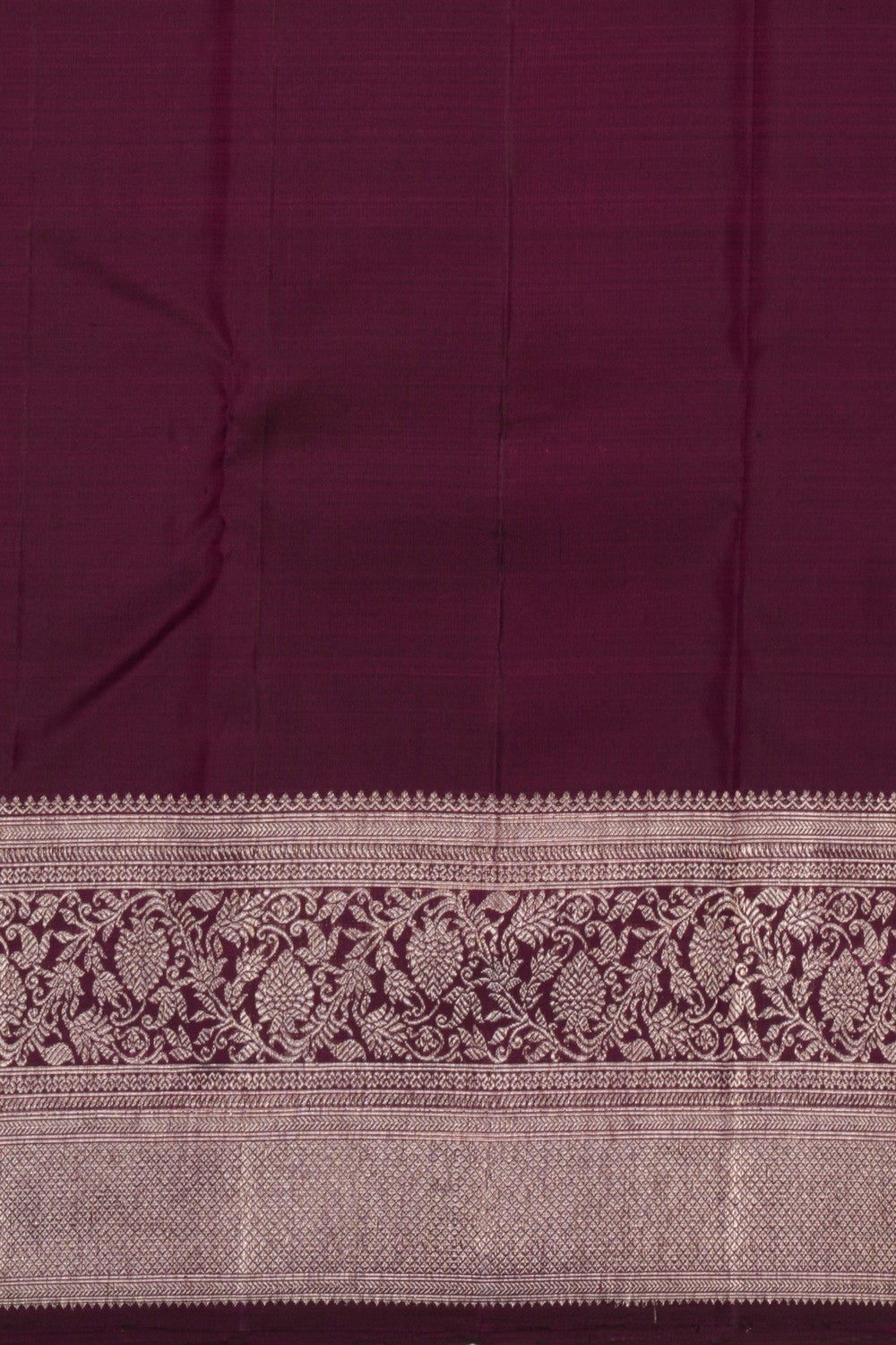 Image of Kanchipuram Silk Royal Violet Saree
