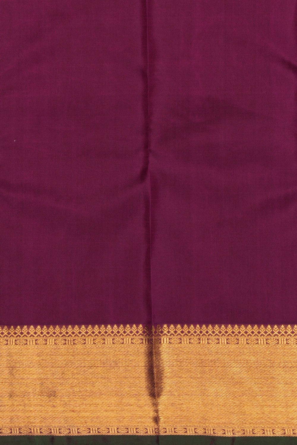 Image of Kanchipuram Silk Brocade Violet Saree